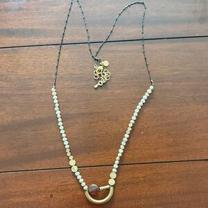 David Aubrey Mixed Metals, and Freshwater Pearls Necklace in Brand New Condition